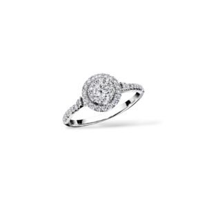 ANILLO DOBLE CINTILLO DE DIAMANTES
