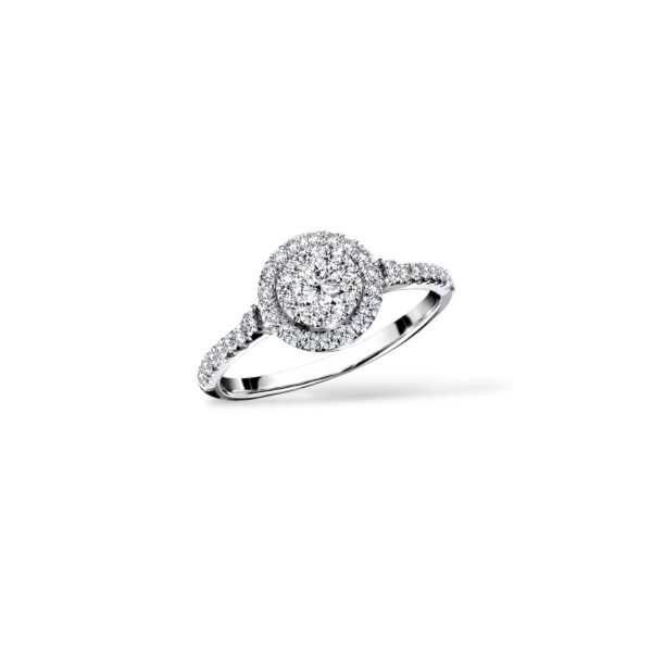 ANILLO DOBLE CINTILLO DE DIAMANTES